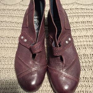 Brako Women's Burgundy Leather Shoes